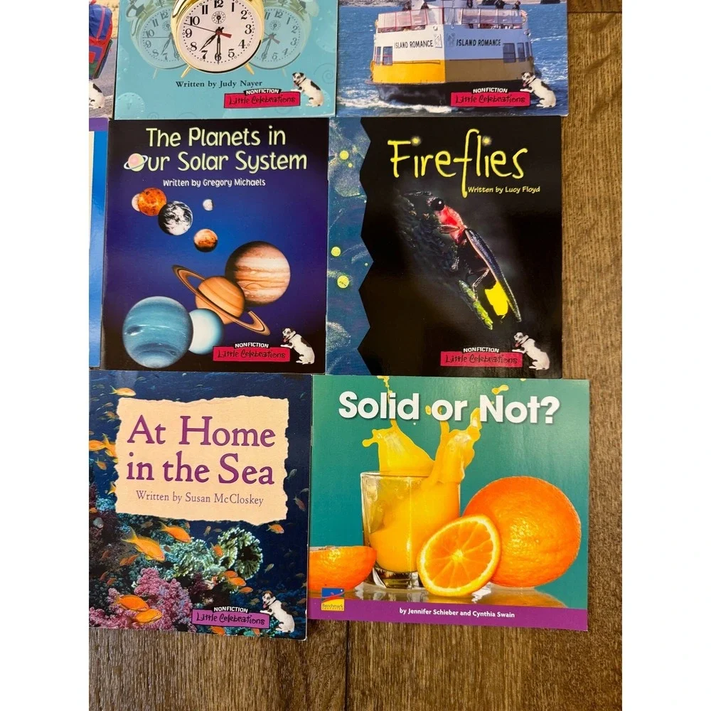 Nonfiction Books Early Readers Teacher Classroom Homeschool K 1 Science Lot of 9